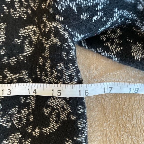 Rachel Roy Printed Long Button Down Jacket - Size XS - Picture 11 of 13